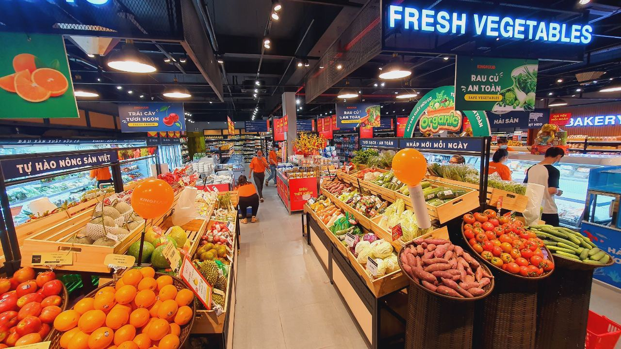 Không gian bán lẻ King Food Mart